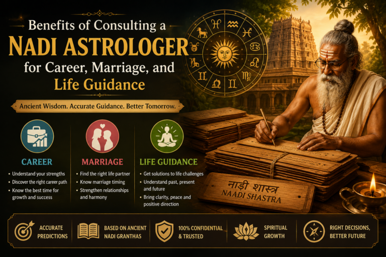 Benefits of Consulting a Nadi Astrologer for Career, Marriage, and Life Guidance